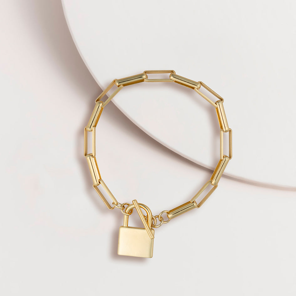 Padlock Fob Bracelet