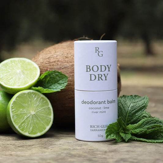 Body Dry Deodorant Coconut, lime & river mint  50g